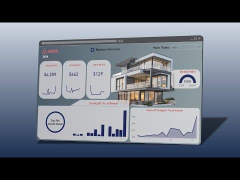 Create a Stunning Airbnb Hotels Dashboard in Power BI | Step-by-Step Tutorial